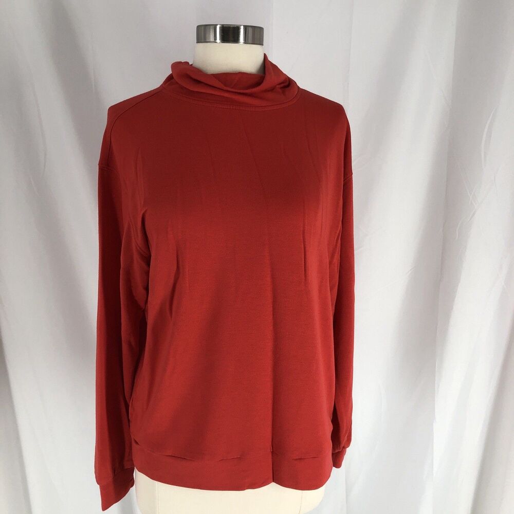 LOFT OUTLET , RED, SUPER SOFT, TURTLENECK MEDIUM